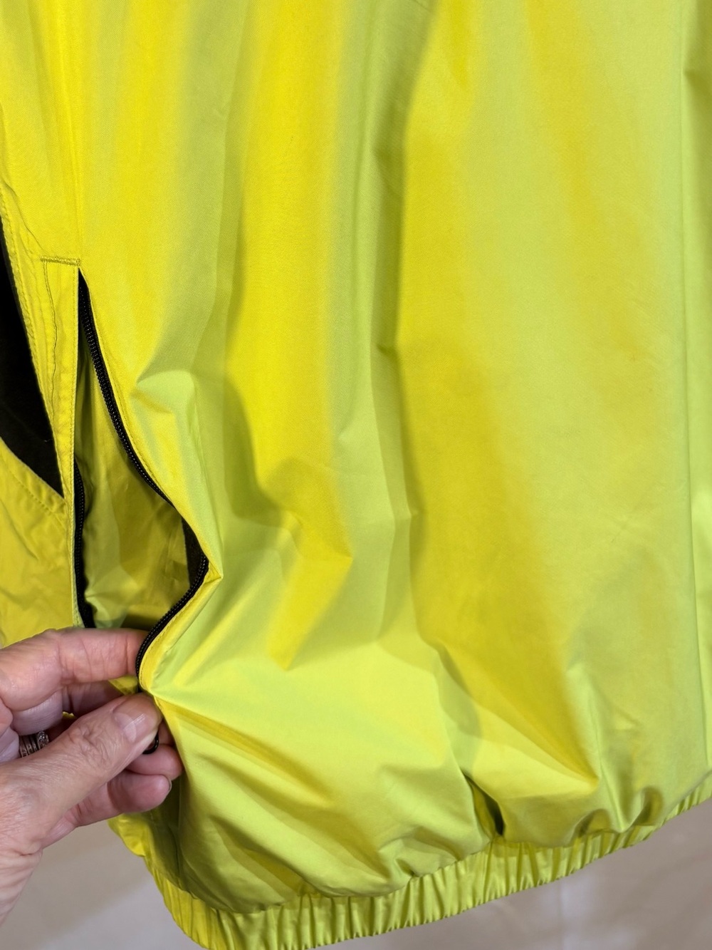 💥DryJoys by FootJoy Golf Jacket Lime Black Short Sleeve 1/4 Zip Sz L🧡 - Picture 4 of 12